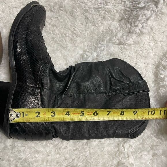 Code West men’s cowboy Boots leather Black &
snake skin print Size9.5 - Picture 9 of 13